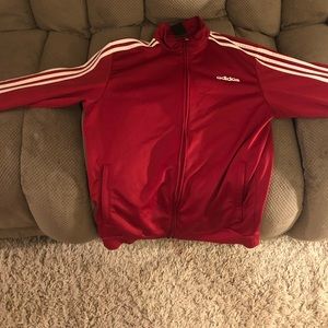Red adidas sports jacket